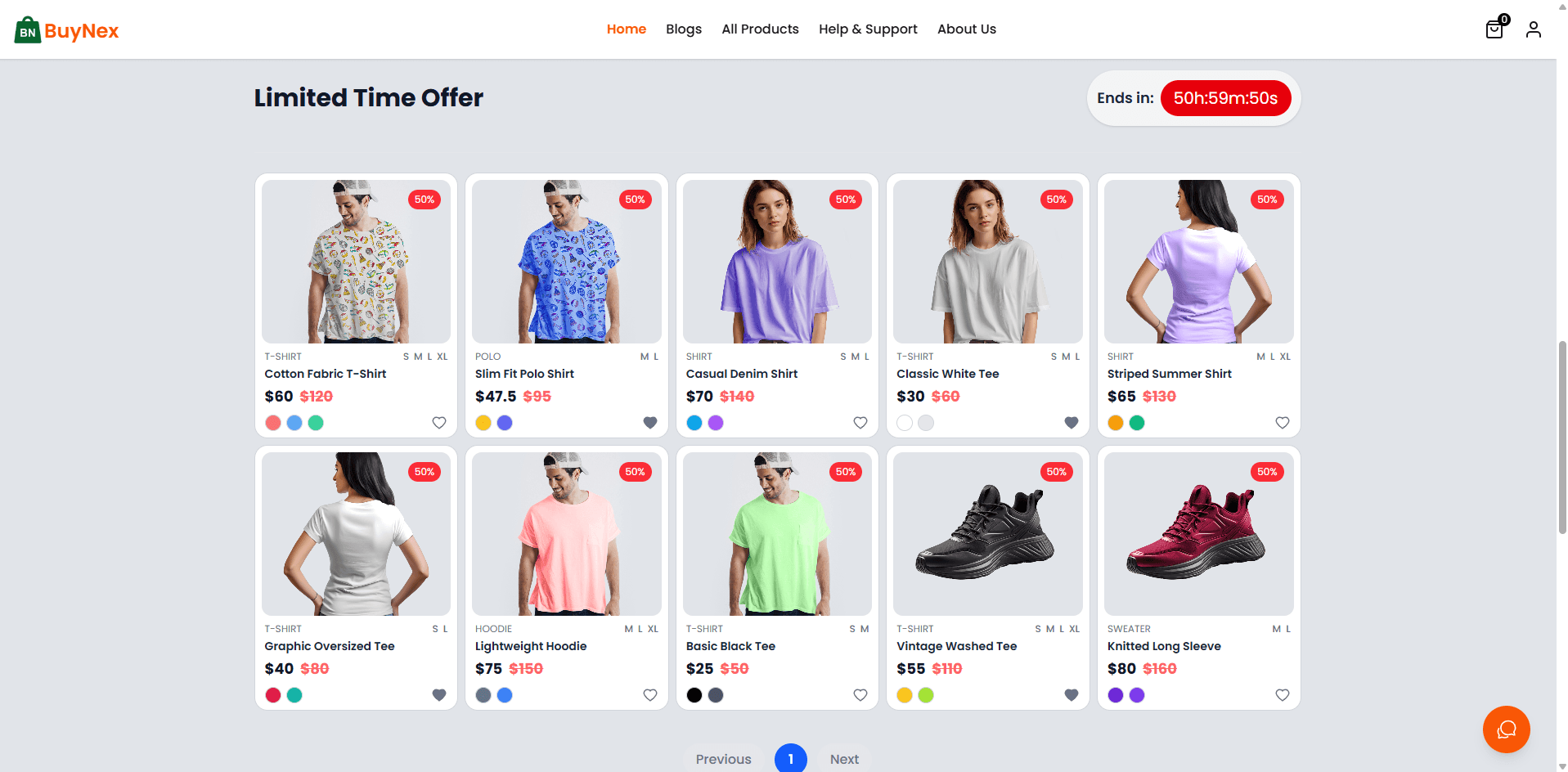 BuyNex E-Commerce Website